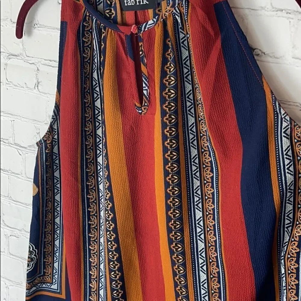 Fab’rik Patterned Tank Size Small - Picture 4 of 6